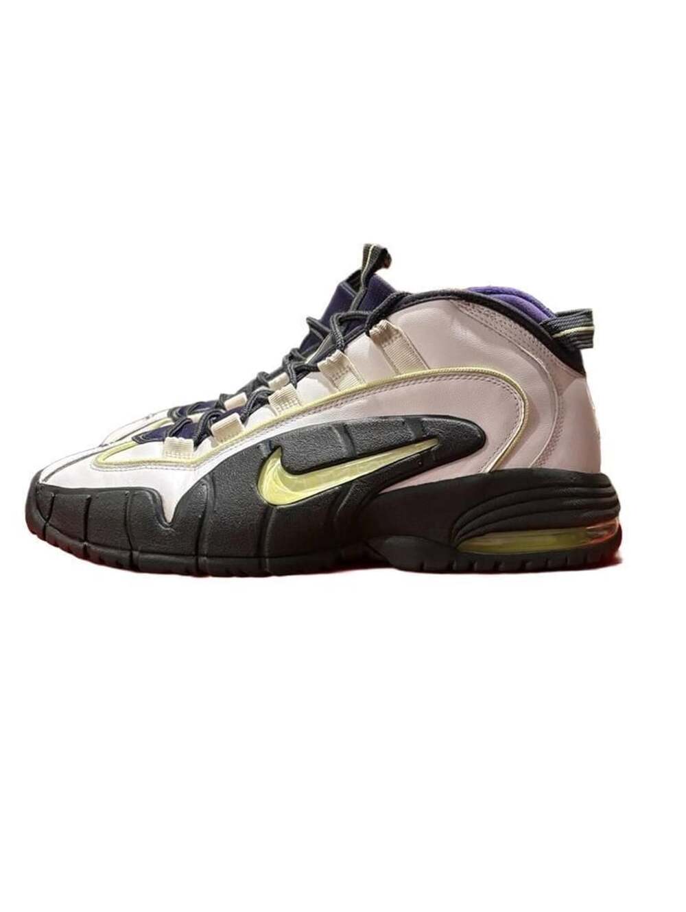 Nike Air Max Penny 1 Size 12 Penny Story Lemon Twist Field Purple White